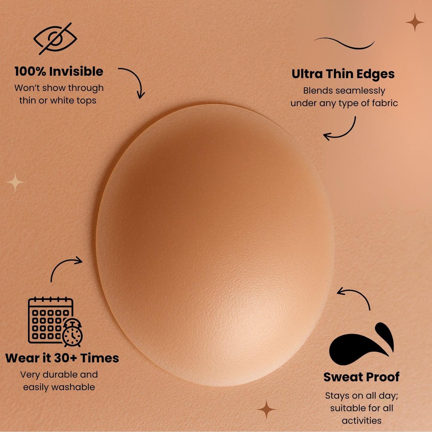 NüBare™ — Seamless Silicone Nipple Covers