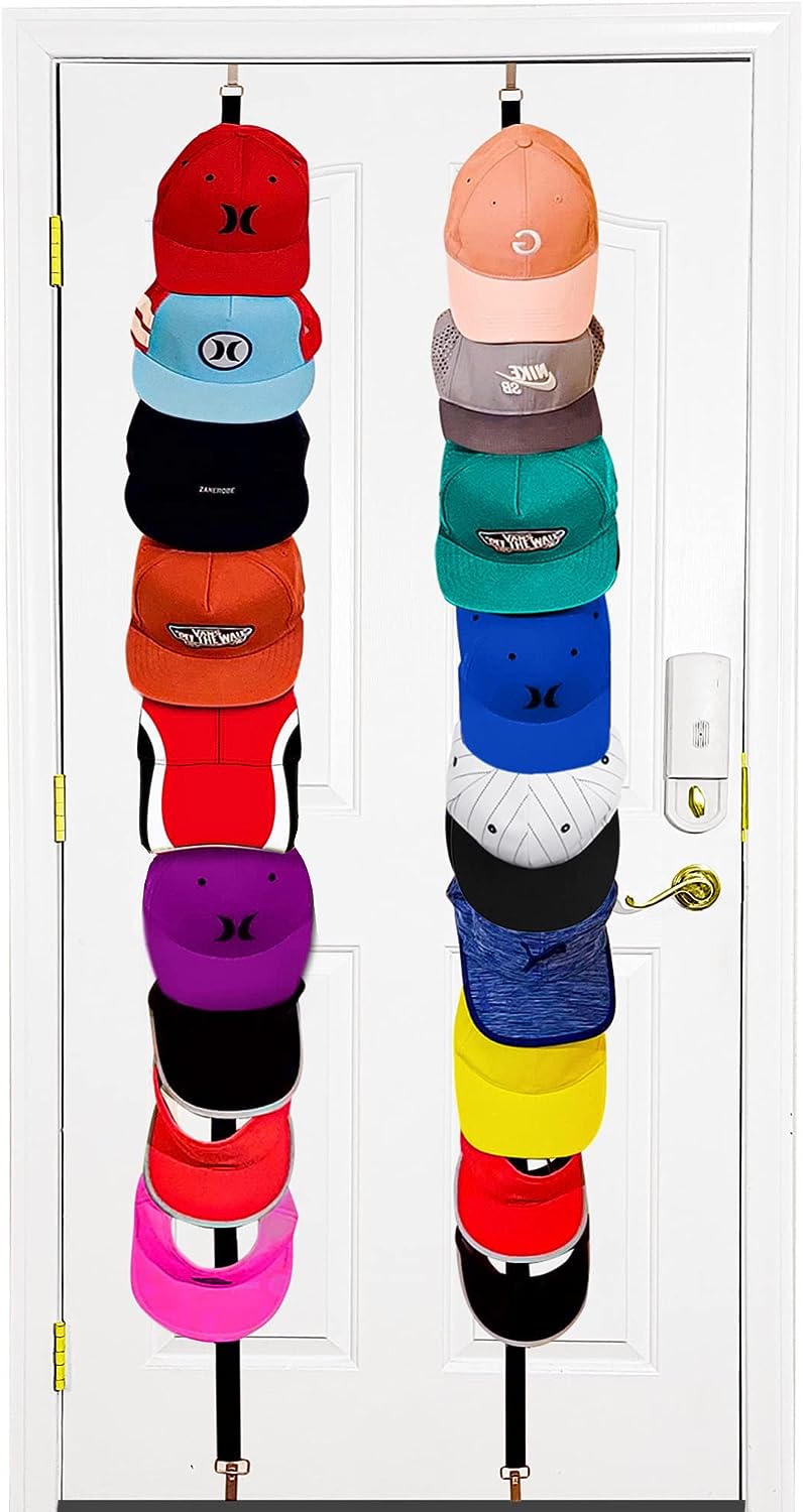 Adjustable Hat Organizer Black