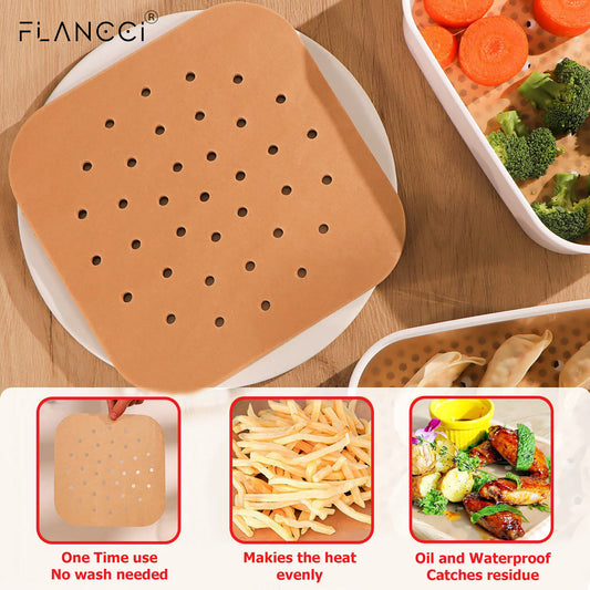 Air Fryer Liners Square Parchment Paper - FLANCCI