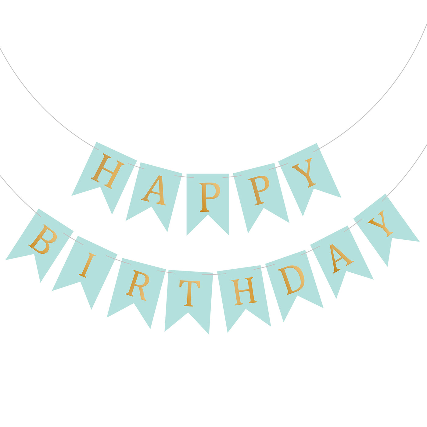 Happy Birthday Banner Backdrop Blue - FLANCCI