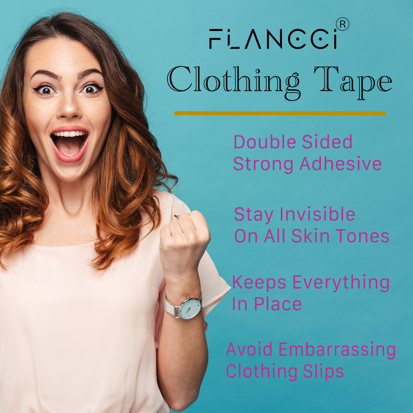 How to Put On Double Sided Fashion Tape For Clothes 